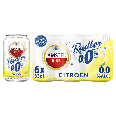 Amstel Radler 0.0 Bier Citroen Blik 6x33cl