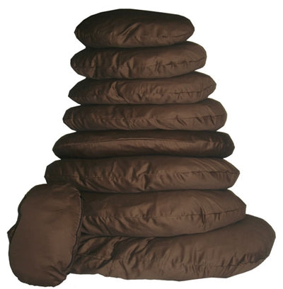 LIGBED MET RITS BRUIN 89 CM