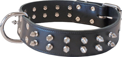 HALSBAND PIRAMIDE ENKEL ZWART 40 MMX50 CM