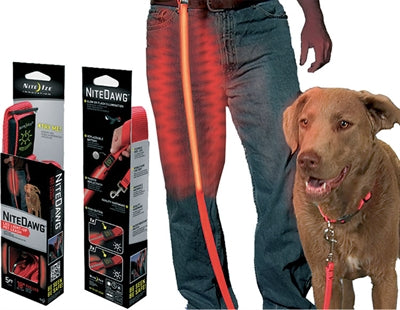 NITE IZE NYLON LOOPLIJN VERLICHT ROOD 1.5  MTR