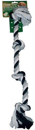 FLOSS-TOY 4-KNOOP ZWART/WIT 