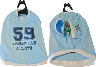 BOONY HONDEN T-SHIRT DOGSVILLE GIANTS BLAUW 28 CM