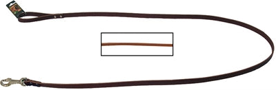 LIJN MET KARABIJNHAAK BRUIN 18 MMX200 CM