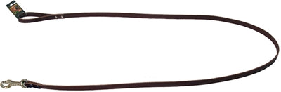 LIJN MET KARABIJNHAAK DONKERBRUIN 18 MMX200 CM