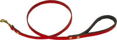 LIJN MET KARABIJNHAAK MESSING GR/ROOD 12 MMX100 CM