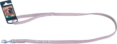 LIJN NUBUCK MET METALEN POOTJES ZWART 12 MMX100 CM