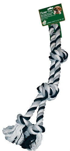 FLOSS-TOY HALTER ZWART/WIT GROOT