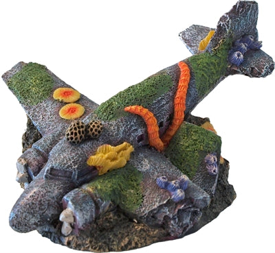 ORNAMENT GEZONKEN VLIEGTUIG 20 CM