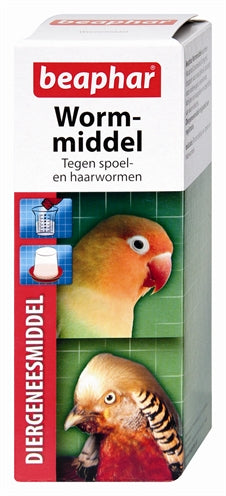 BEAPHAR WORMMIDDEL VOOR VOGELS EN KNAAGDIEREN 100 ML