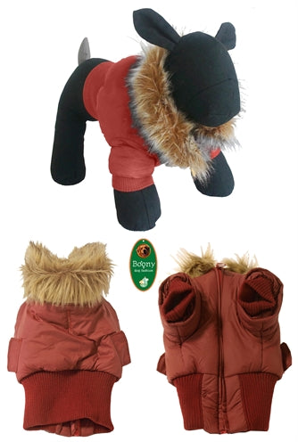 BOONY HONDENJAS STRETCHER MET BONTKRAAG ROOD 42 CM