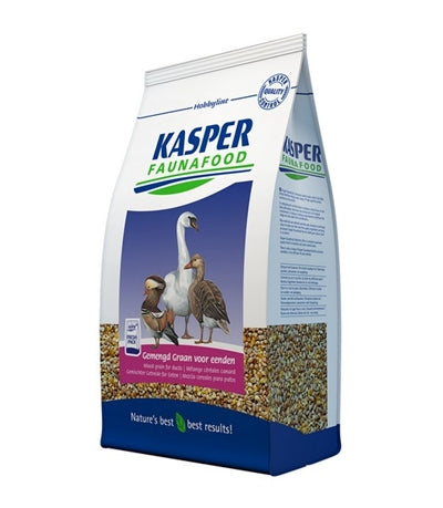 KASPER FAUNAFOOD HOBBYLINE GEMENGD GRAAN VOOR EENDEN 4 KG