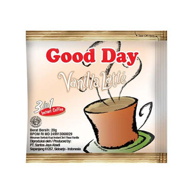 Good Day Vanilla Latte 3 in 1 Instant Coffee 10x20g