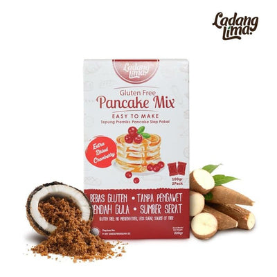 Ladang Lima Pancake Mix Cranberry Gluten Free 220g