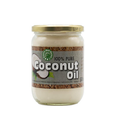 NBH 100% Pure Coconut Oil 500ml Glass