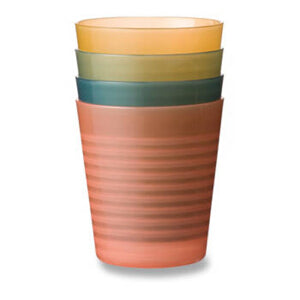 Blokker plastic Cups set 4 pieces