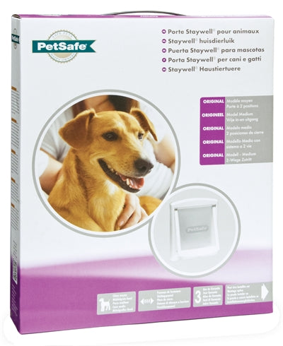 PETSAFE HONDENLUIKJE MEDIUM WIT / TRANSPARANT 740