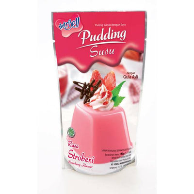 Nutrijell Pudding Strawberry 145g