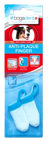BOGADENT PLAQUE VINGER TANDENBORSTEL ADULT 2 ST