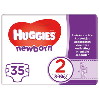 Huggies Newborn Size 2 - 35pcs