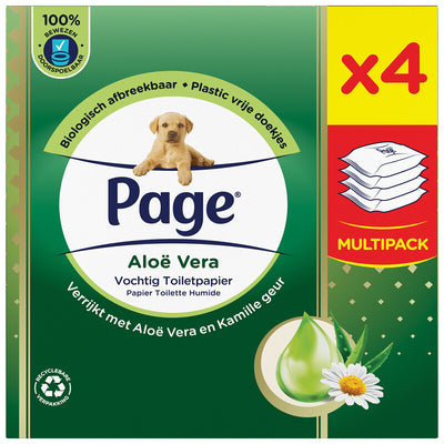 Page Aloe Vera Multipack Wet Toiletpaper 4pcs