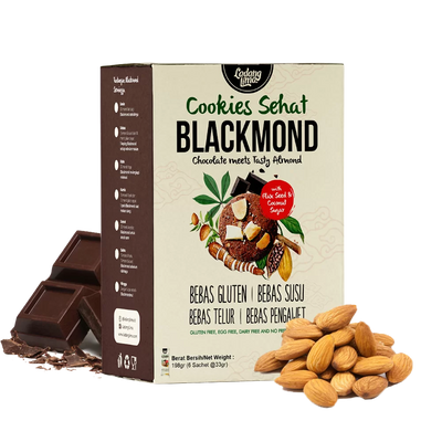 Ladang Lima Healthy Cookies Blackmond Sachet 198g