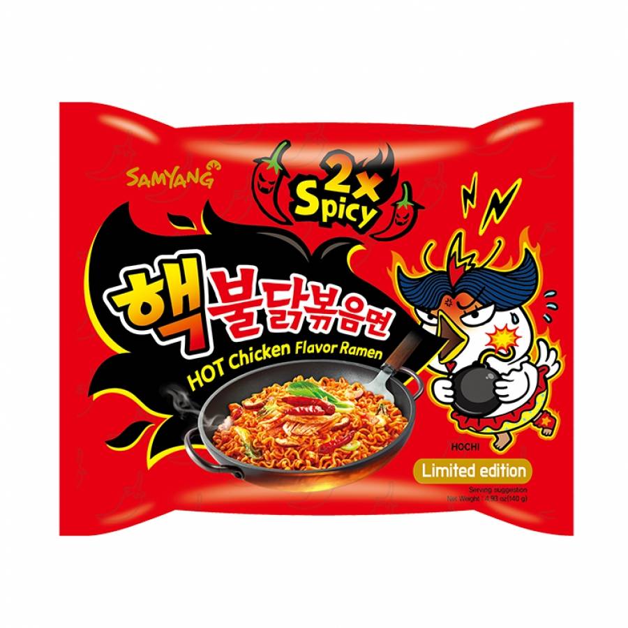 Samyang Hot Chicken Flavor Ramen 2x Spicy 140g