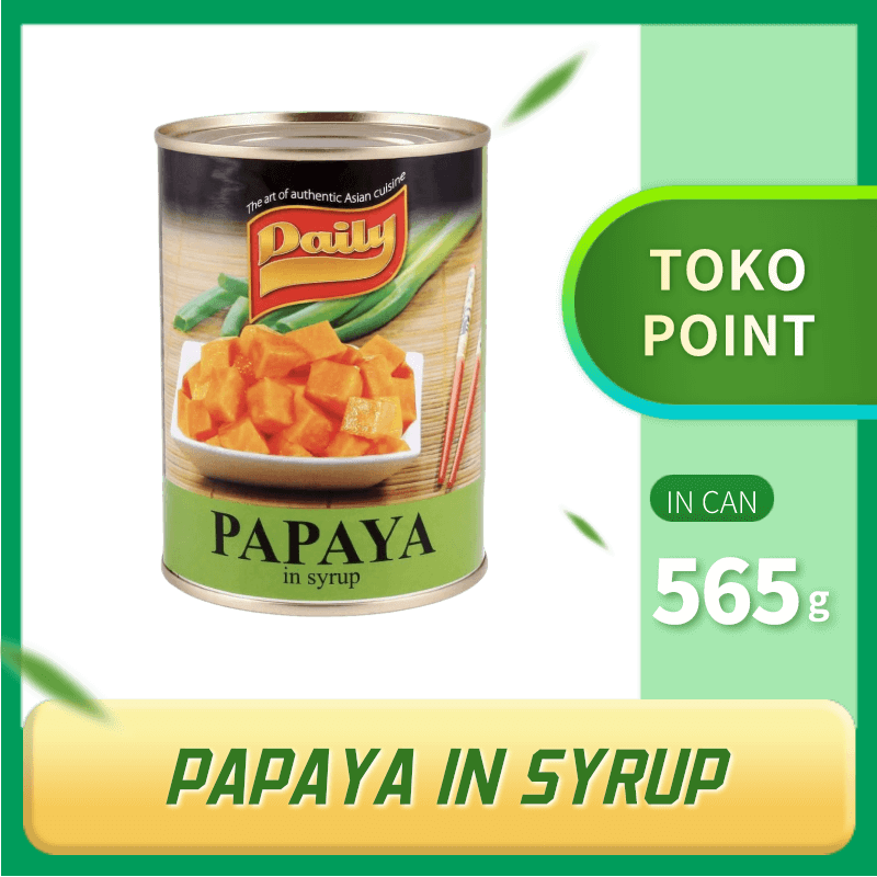 DAILY Papaya in Syrup Can Fruit