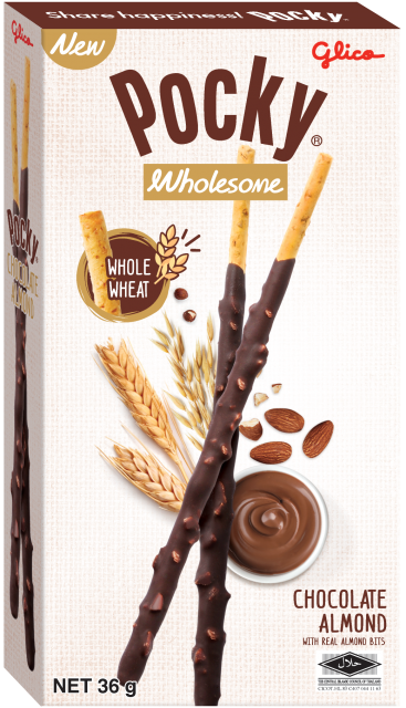 Glico Pocky Wholesome Chocolate Almond