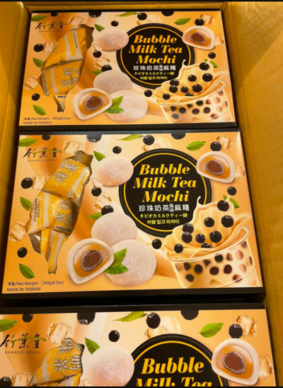 Taiwan Bubble Milk Tea Flavor Mochi 240g