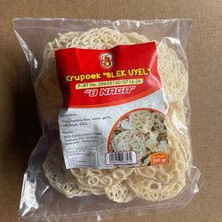 8Naga Kerupuk Blek Uyel Besar Putih 250g