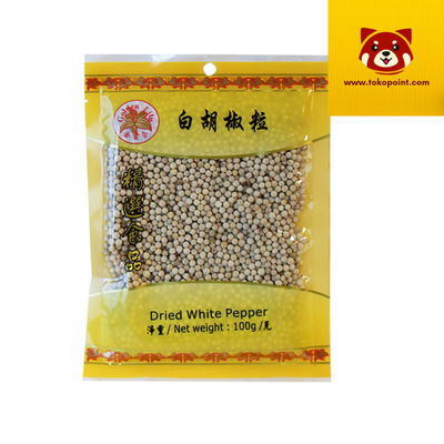 White Pepper Whole 100g