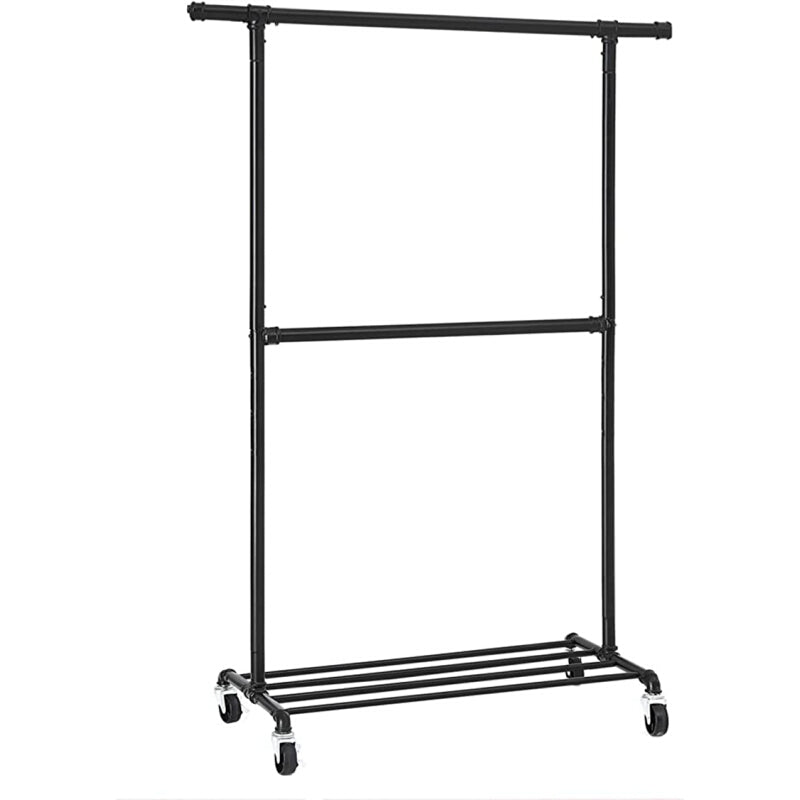 SONGMICS Clothes rack in industrial design, black