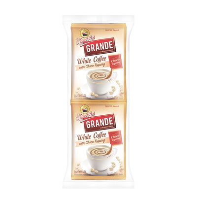 Kapal Api Grande White Coffee with Choco Toppings 10x20g