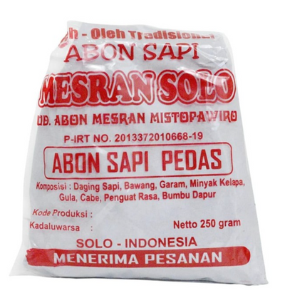 Abon Mesran Pedas 250g