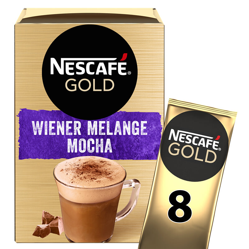 Nescafe Gold Wiener Melange Mocha 8 sticks