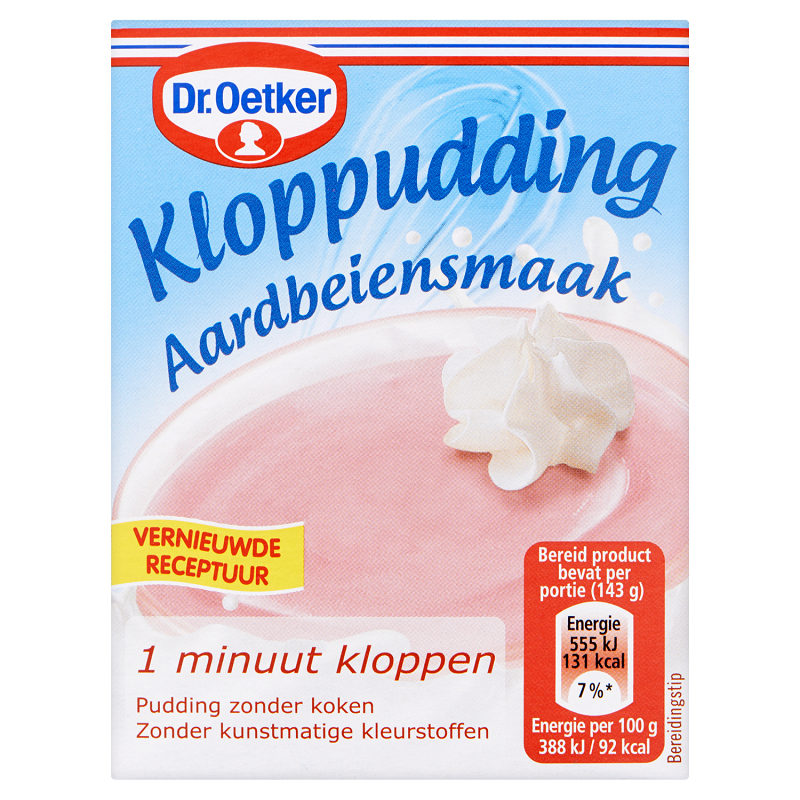 Dr. Oetker Whipped Pudding Strawberry 74g