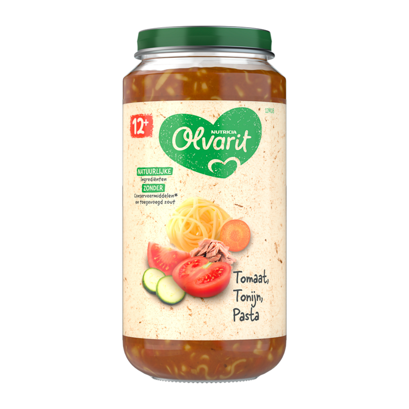 Olvarit Meal 12months+ Tomato Tuna Pasta 250gr