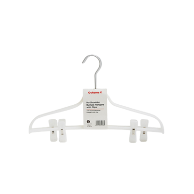 No Shoulder Bumps Hangers With Clips 2-piece