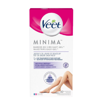 Veet Hair Removal Strips Legs & Body Hypoallergenic Minimum 40…