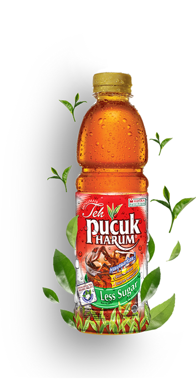 1 Box Pucuk Harum Less Sugar 24x350mL