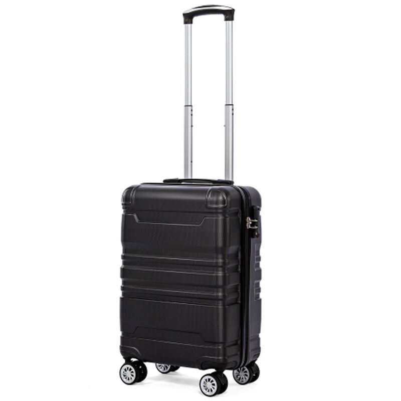 Hard Shell Hand Luggage Suitcase with TSA Lock and Universal Wheel Bla