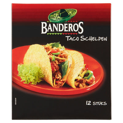 Banderos Taco Schelpen 12st