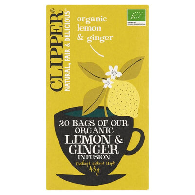 Clipper Lemon & Ginger 20pcs