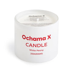 Scented Candle White Peony Ø 8 x 9.5 cm White