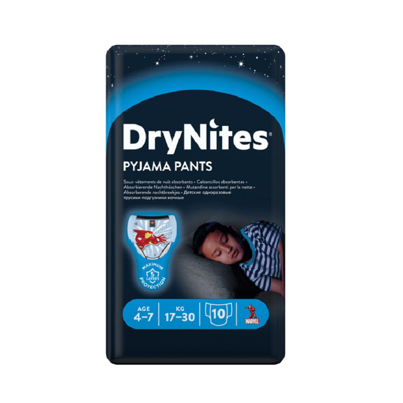 Huggies Drynites 4-7 Boy - 10pcs