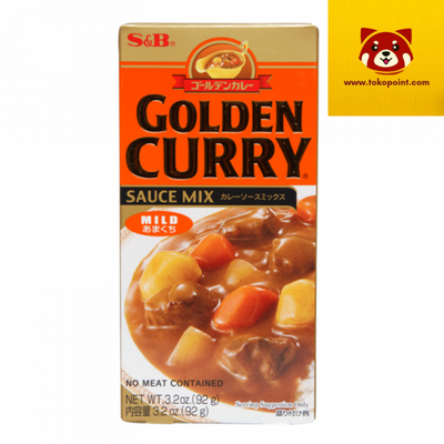 S&B Japanese Golden Curry Mild Curry Mix in Block 92g