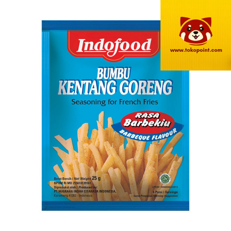 INDOFOOD French Fries Seasoning BBQ Flavour 25g