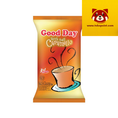 GOOD DAY Kopi Instant 3 in 1 Rock Salt Caramello 10x20g