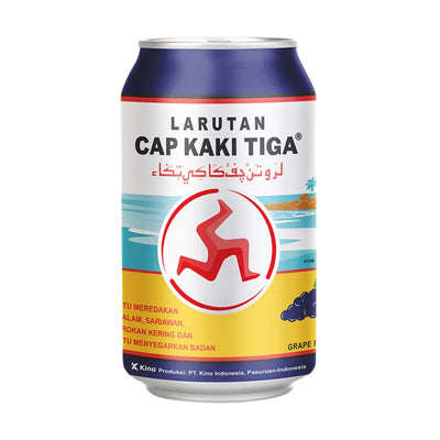 Larutan Cap Kaki Tiga Rasa Anggur Kaleng 320ml