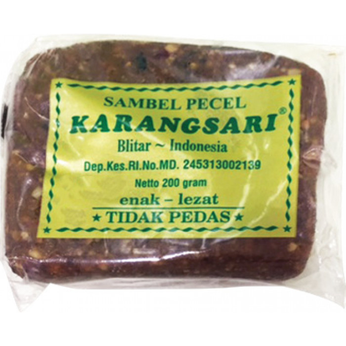 Karangsari-  Sambal Pecel Tidak Pedas